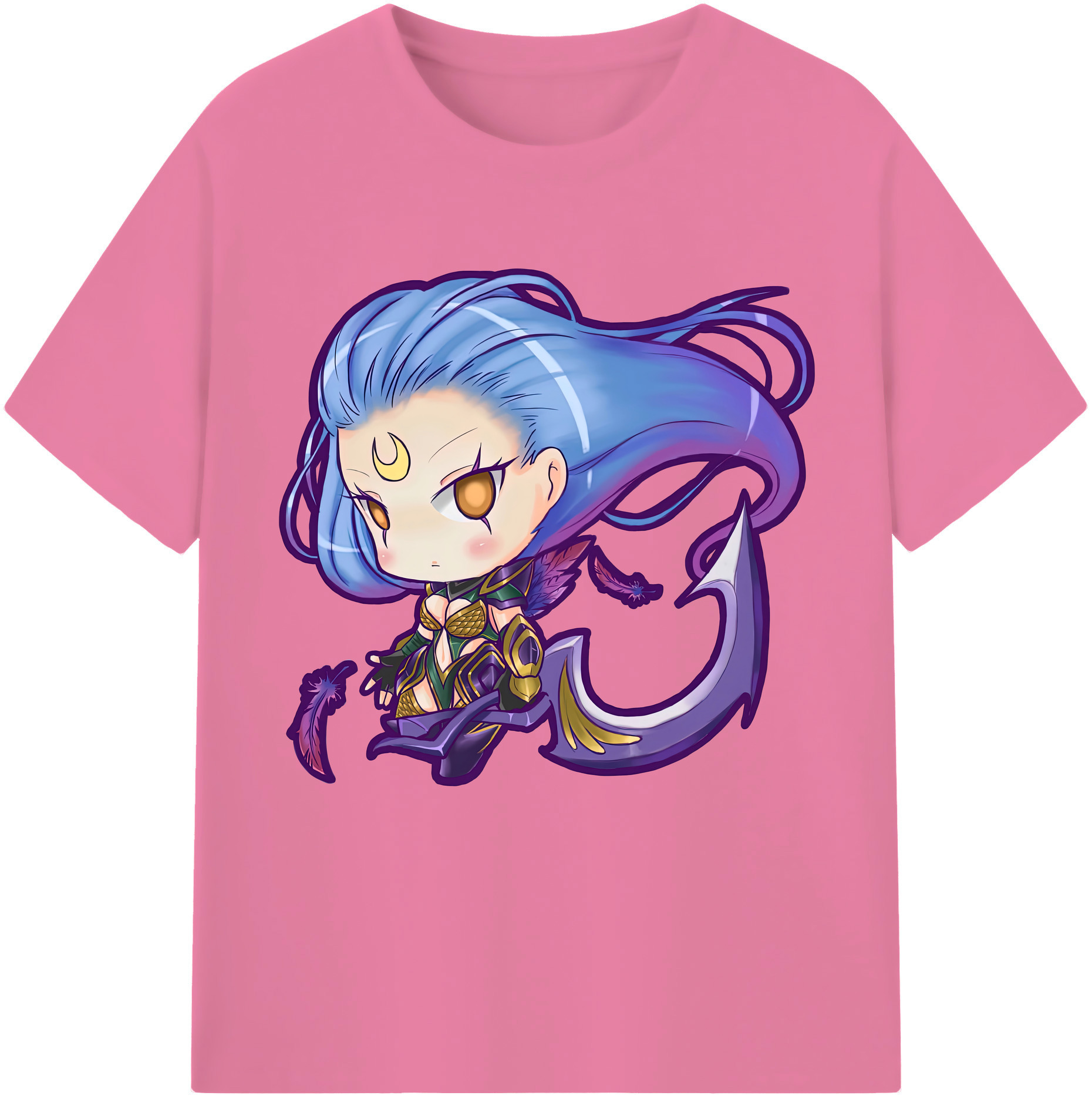 （画像用） リーグ・オブ・レジェンド League of Legends LOL 綿100％半袖Tシャツ（フロントプリント）